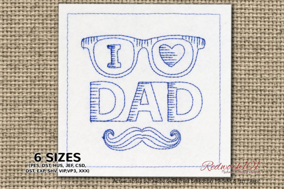 I Love Dad Embroidery: A Designer’s Holiday Review