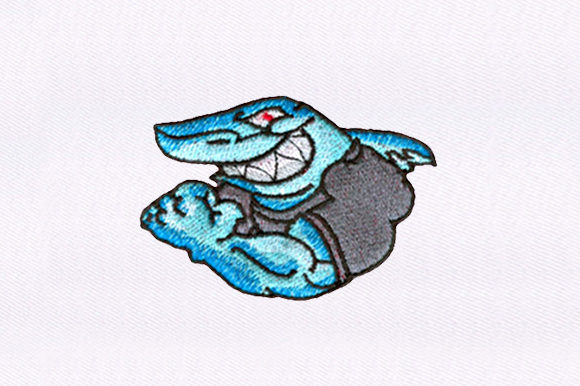 Muscular Army Shark: A Bold Embroidery Review