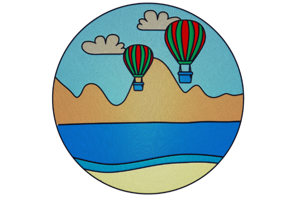 Review: Landscape with Air Balloons for Craft Fairs
