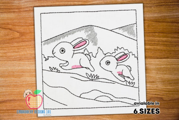 Reviewing Two Bunnies Running on Grass for Boutique Sweatshirts